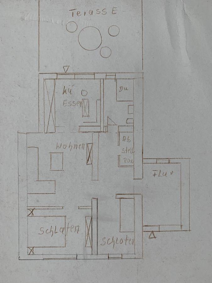 Ferienwohnung Zuckerberg ザールブルク エクステリア 写真